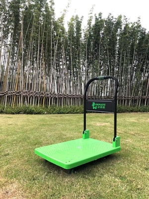 Carrello con piattaforma pieghevole resistente all'usura Carrello silenzioso da 330 kg con ruote
