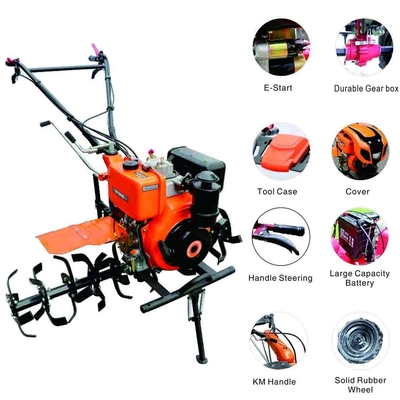 Modelli del motore di GT1350D Mini Power Gear Tiller Diesel RS186 larghezza di lavorazione di 1350mm - di 800
