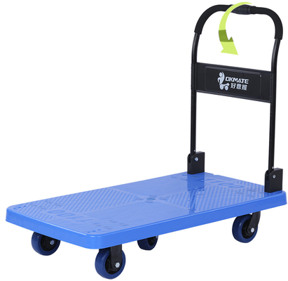 Un carretto piegante resistente pieghevole del carrello 600KG della mano con le ruote a 5 pollici di TPR