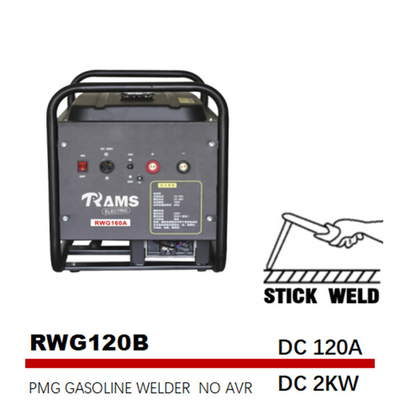 saldatore portatile alimentato a gas Medium Frequency dell'arco di Generator 170F del saldatore del bastone 160A