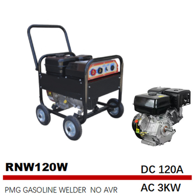 Benzina di RNW120W 120 magnete permanente di CA 3kw di Generator del saldatore di amp