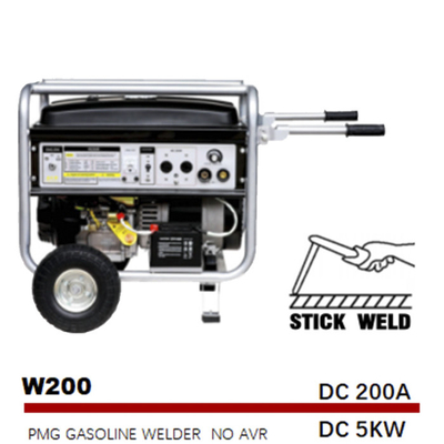 saldatore elettrico Generator dell'arco di inizio 200A della saldatrice 5kw