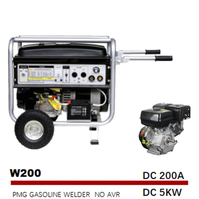 Inizio elettrico motorizzato di chilowatt 14HP dei saldatori 200A 5 del generatore dell'arco