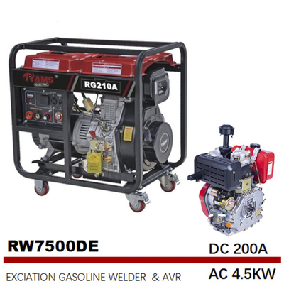 Regolatore astuto 200A 188F dei saldatori motorizzati diesel portatili AVR
