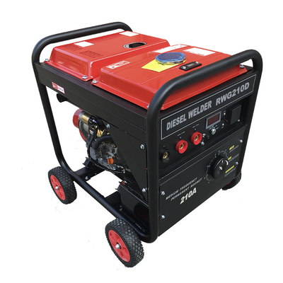 Inizio elettrico di saldatura diesel a magnete permanente dei generatori 210A GTAW di pmg
