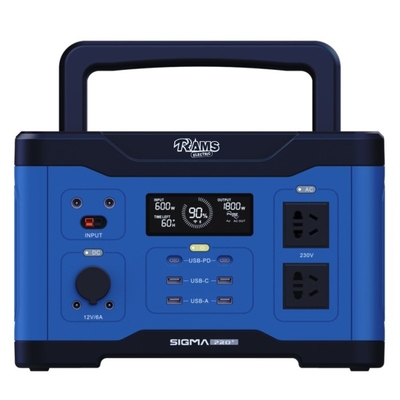 Centrale elettrica all'aperto portatile 600W di PD65W metà di con esposizione dinamica LCD
