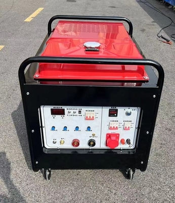 Un'aria di 4 colpi ha raffreddato i generatori di saldatura diesel 300A con il carro armato diesel 25L