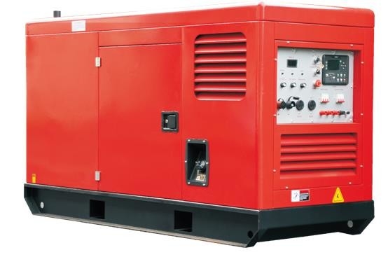 3 inizio elettrico LCD di saldatura diesel silenzioso del pannello di controllo DC12V del generatore di fase 400A