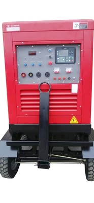 3 inizio elettrico LCD di saldatura diesel silenzioso del pannello di controllo DC12V del generatore di fase 400A