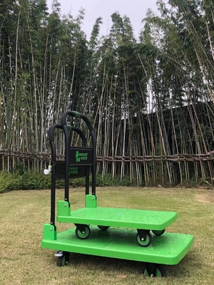 Pieghevole SILENT Carrello con pianale pieghevole 180/330kg Piano in polipropilene
