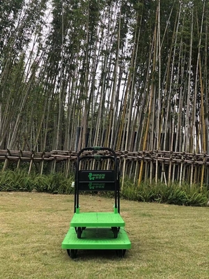 Pieghevole SILENT Carrello con pianale pieghevole 180/330kg Piano in polipropilene