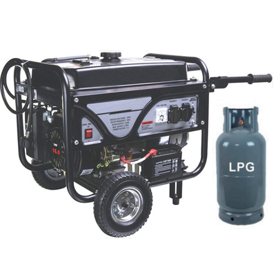 Gas elettrico 68db calmo di NG del gas del gruppo elettrogeno del portatile doppio del combustibile 2.2KVA GPL