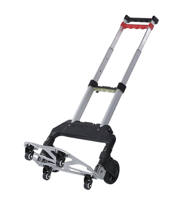 il carrello pieghevole telescopico TPR del carretto 68kg dura per resistere al carrello piegante dei bagagli della ruota