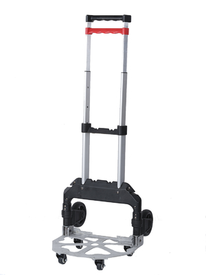 il carrello pieghevole telescopico TPR del carretto 68kg dura per resistere al carrello piegante dei bagagli della ruota