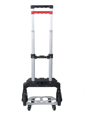 il carrello pieghevole telescopico TPR del carretto 68kg dura per resistere al carrello piegante dei bagagli della ruota
