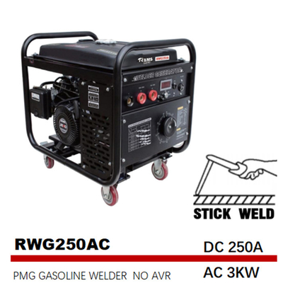 CA 3kw 250 spostamento di frequenza 531cc di Generator Arc Medium del saldatore di amp