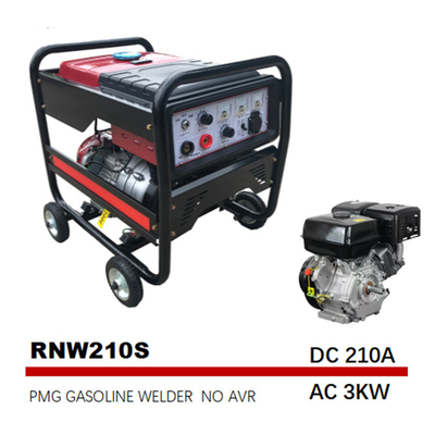 CA a magnete permanente 3kw della benzina motorizzata dei saldatori 210A