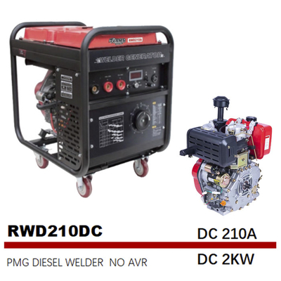 CC per media frequenza 2KW 210A dei saldatori motorizzati a magnete permanente del generatore