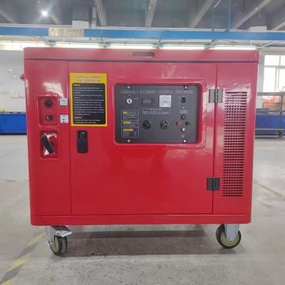 Il motore 15HP ha alimentato il generatore silenzioso portatile 6.5kw 69db del gas con il baldacchino del fono assorbente