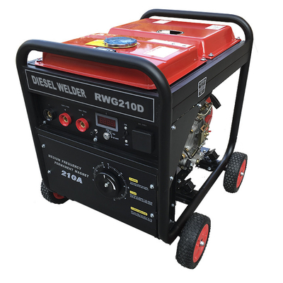 Inizio elettrico di saldatura diesel a magnete permanente dei generatori 210A GTAW di pmg